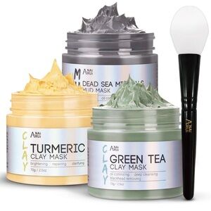 Anai Rui Clay Mask Set with Brush